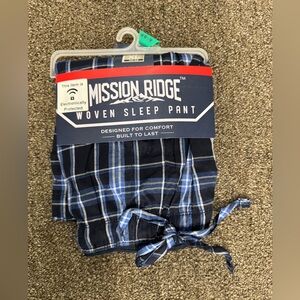 Mission Ridge Blue Plaid Sleep Pants size XL men’s
